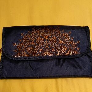 Elegant Soho London New York Black and Gold Clutch - Travel Bag ect